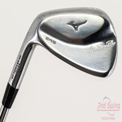 Mizuno Pro 245 Single Iron Pitching Wedge PW Dynamic Gold Mid 115 Steel Stiff Left Handed 35.75in