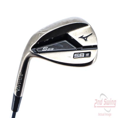 Mizuno S23 Copper Cobalt Wedge Lob LW 58° 12 Deg Bounce D Grind FST KBS Hi-Rev 2.0 Steel Wedge Flex Left Handed 35.5in