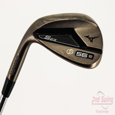 Mint Mizuno S23 Copper Cobalt Wedge Sand SW 56° 10 Deg Bounce D Grind FST KBS Hi-Rev 2.0 Steel Wedge Flex Left Handed 35.5in