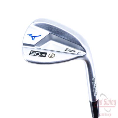 Mizuno S23 Satin Chrome Wedge Gap GW 50° 8 Deg Bounce S Grind FST KBS Hi-Rev 2.0 115 Steel Regular Right Handed 35.5in