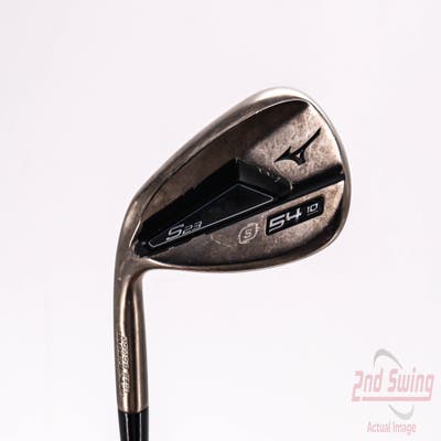 Mizuno S23 Copper Cobalt Wedge Sand SW 54° 10 Deg Bounce S Grind FST KBS Hi-Rev 2.0 Steel Wedge Flex Left Handed 35.5in