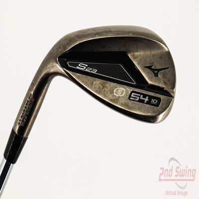 Mizuno S23 Copper Cobalt Wedge Sand SW 54° 10 Deg Bounce S Grind FST KBS Hi-Rev 2.0 Steel Wedge Flex Left Handed 35.5in