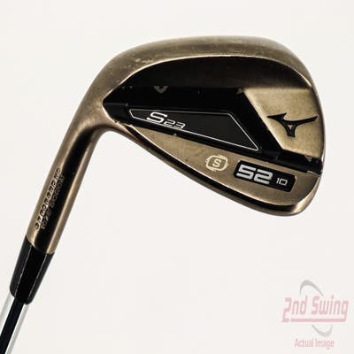 Mizuno S23 Copper Cobalt Wedge Gap GW 52° 10 Deg Bounce S Grind FST KBS Hi-Rev 2.0 Steel Wedge Flex Left Handed 35.5in