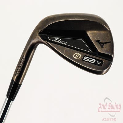 Mizuno S23 Copper Cobalt Wedge Gap GW 52° 10 Deg Bounce S Grind FST KBS Hi-Rev 2.0 Steel Wedge Flex Left Handed 35.5in