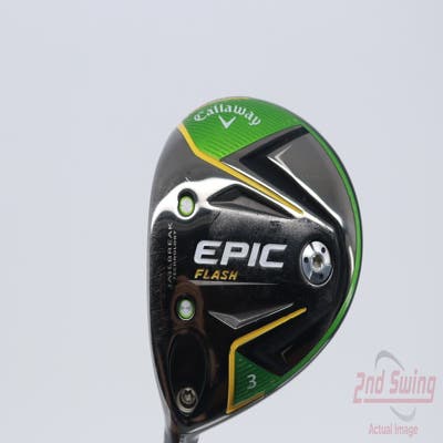 Callaway EPIC Flash Fairway Wood 3 Wood 3W 15° Project X EvenFlow Green 65 Graphite Stiff Left Handed 43.5in