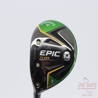 Callaway EPIC Flash Fairway Wood 3 Wood 3W 15° Project X EvenFlow Green 65 Graphite Stiff Left Handed 43.5in