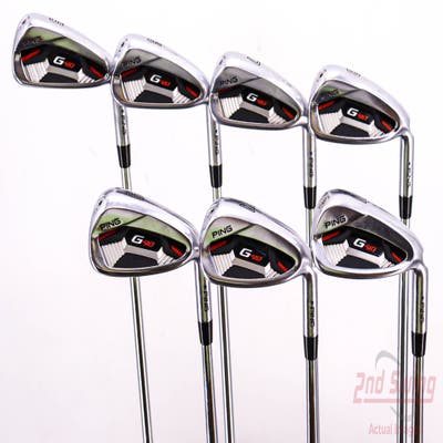 Ping G410 Iron Set 5-PW AW True Temper Dynamic Gold R300 Steel Regular Right Handed Blue Dot 38.0in