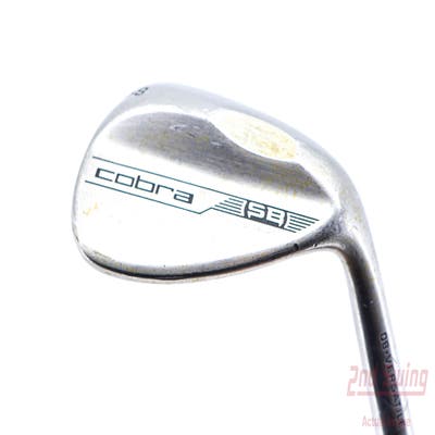 Cobra 2023 KING SB Tour Raw Wedge Lob LW 58° 8 Deg Bounce FST KBS Hi-Rev 2.0 125 Steel Stiff Right Handed 35.25in