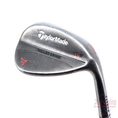 TaylorMade Milled Grind Black Wedge Lob LW 58° 11 Deg Bounce True Temper Dynamic Gold Steel Wedge Flex Right Handed 35.5in