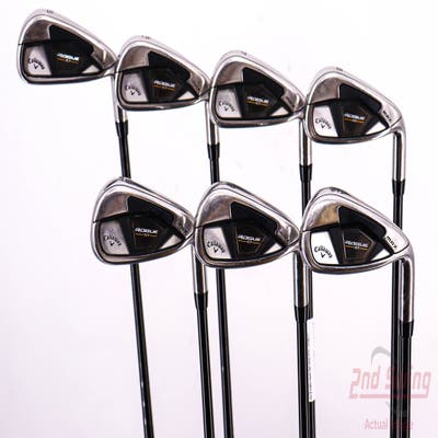 Callaway Rogue ST Max Iron Set 5-PW AW Mitsubishi Tensei AV Blue 65 Graphite Regular Right Handed 38.5in