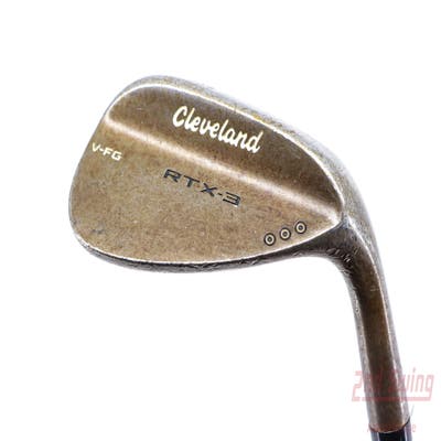 Cleveland RTX-3 Tour Raw Wedge Sand SW 56° 14 Deg Bounce V-FG True Temper Dynamic Gold Steel Wedge Flex Right Handed 35.0in