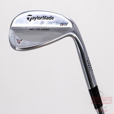 TaylorMade Milled Grind Satin Chrome Wedge Gap GW 52° 9 Deg Bounce True Temper Dynamic Gold Steel Wedge Flex Right Handed 35.5in