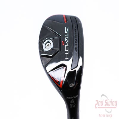 TaylorMade Stealth 2 Plus Rescue Hybrid 4 Hybrid 22° Mitsubishi Kai'li Red 85 Graphite Stiff Right Handed 39.75in