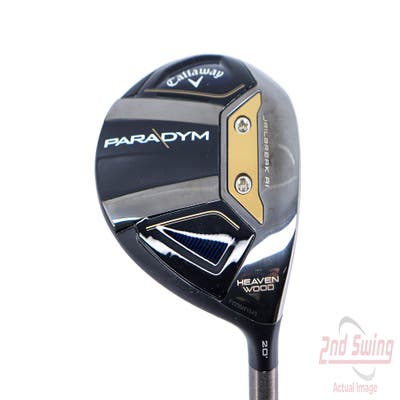 Mint Callaway Paradym Fairway HEAVENWOOD 20° Aldila Ascent Blue 40 Graphite Ladies Right Handed 41.75in