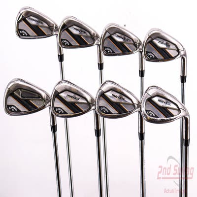 Callaway Mavrik Iron Set 5-PW AW SW True Temper Elevate MPH 95 VSS Steel Stiff Right Handed 38.25in