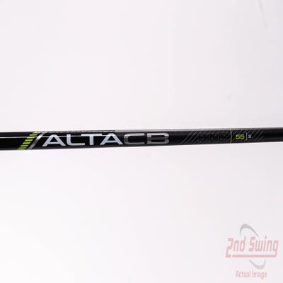 Used W/ Ping RH Adapter Ping ALTA CB 55 Black 55g Driver Shaft Stiff 43.75in