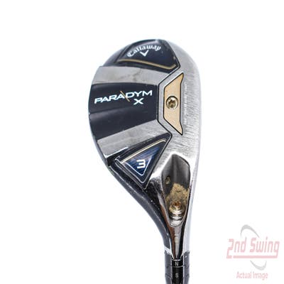 Callaway Paradym X Hybrid 3 Hybrid 18° PX HZRDUS Silver Gen4 75 Graphite X-Stiff Right Handed 41.5in