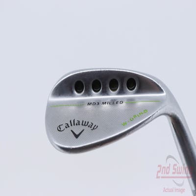 Callaway MD3 Milled Chrome W-Grind Wedge Sand SW 54° 12 Deg Bounce W Grind True Temper Dynamic Gold Steel Wedge Flex Right Handed 35.25in