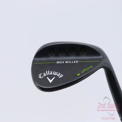 Callaway MD3 Milled Black W-Grind Wedge Lob LW 60° 11 Deg Bounce W Grind UST Mamiya Recoil ES 460 Graphite Senior Right Handed 35.0in