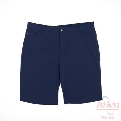 New Mens Adidas Shorts 42 Navy Blue MSRP $60