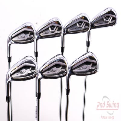 Titleist 2021 T300 Iron Set 5-PW AW True Temper AMT Red R300 Steel Regular Left Handed 38.25in