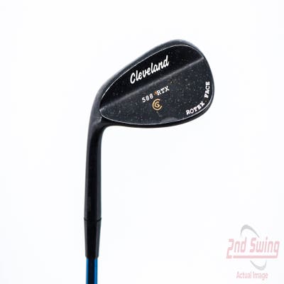 Cleveland 588 RTX Custom Black Nickel Wedge Sand SW 54° 12 Deg Bounce Aldila VS Proto 85 Graphite Stiff Left Handed 35.75in