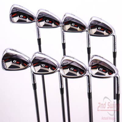 Ping G410 Iron Set 4-PW SW Ping TFC 80i Graphite Senior Right Handed Blue Dot 39.25in