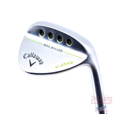 Callaway MD3 Milled Chrome W-Grind Wedge Sand SW 54° 12 Deg Bounce W Grind True Temper Dynamic Gold S300 Steel Stiff Right Handed 35.0in