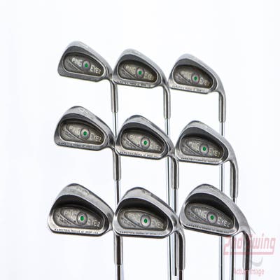 Ping Eye 2 Iron Set 3-PW SW Ping ZZ Lite Steel Senior Right Handed Green Dot 38.5in