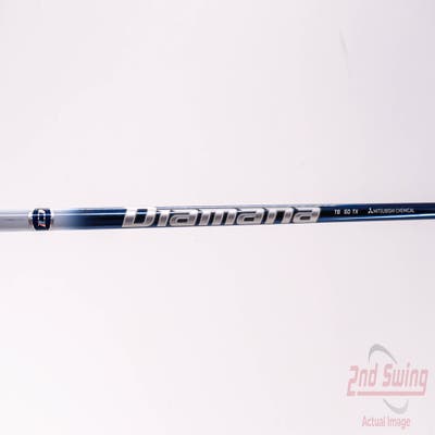 Used W/ Titleist Adapter Mitsubishi Rayon Diamana TB-Series 60g Driver Shaft Tour X-Stiff 44.0in