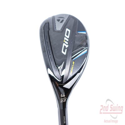 TaylorMade Qi10 Hybrid 4 Hybrid 22° Mitsubishi Tensei AV Blue 75 Graphite Stiff Left Handed 40.5in