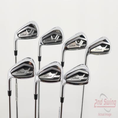 Titleist 2021 T300 Iron Set 5-PW GW True Temper AMT Red R300 Steel Regular Left Handed 38.25in