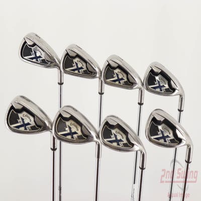 Callaway X-20 Iron Set 5-PW AW LW Callaway X Steel Steel Uniflex Right Handed 38.5in