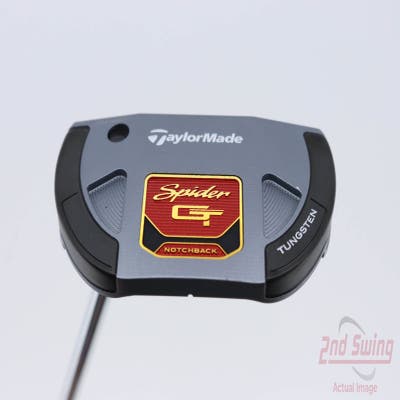 Mint TaylorMade Spider GT Notchback Slant Putter Steel Left Handed 33.0in