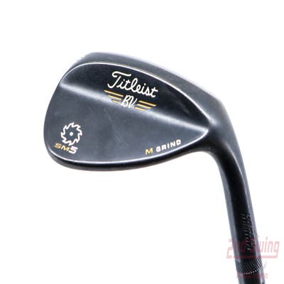 Titleist Vokey SM5 Raw Black Wedge Lob LW 58° 8 Deg Bounce M Grind Titleist SM5 BV Steel Wedge Flex Right Handed 35.0in