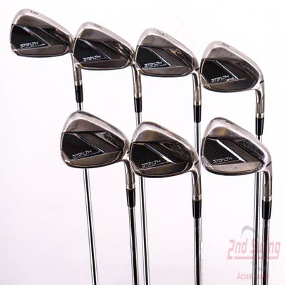 TaylorMade Stealth Iron Set 5-PW AW FST KBS Tour Lite Steel Regular Right Handed 38.75in