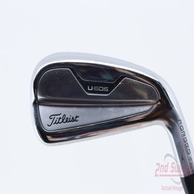 Titleist U-505 Utility Iron 2 Utility PX HZRDUS Smoke Black RDX 80 Graphite X-Stiff Right Handed 40.0in