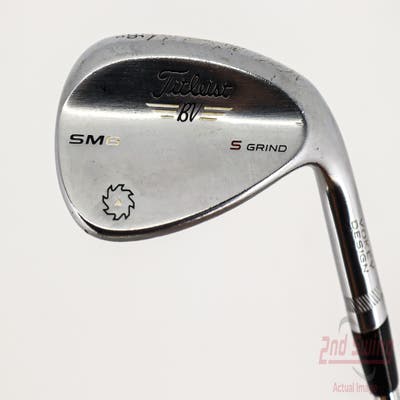 Titleist Vokey SM6 Tour Chrome Wedge Sand SW 56° 10 Deg Bounce S Grind SM6 BV Steel Wedge Flex Right Handed 35.0in