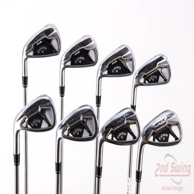 Callaway Apex 21 Combo Iron Set 4-PW AW True Temper Elevate MPH 85 Steel Stiff Left Handed 38.0in