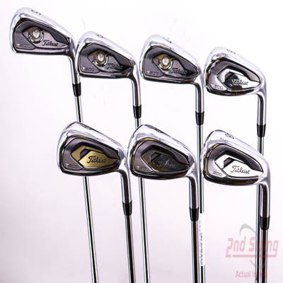 Titleist T200 Iron Set 5-PW AW True Temper AMT Black S300 Steel Stiff Right Handed 38.25in