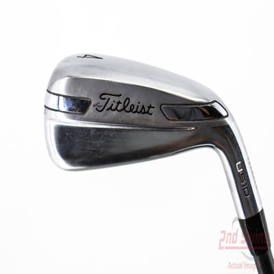 Titleist U 510 Utility Utility Iron 4 Utility 22° PX HZRDUS Smoke Black 80 Graphite Stiff Right Handed 38.75in