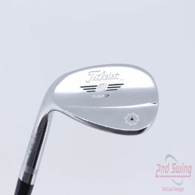 Titleist Vokey SM7 Tour Chrome Wedge Gap GW 52° 8 Deg Bounce F Grind SM7 BV Steel Wedge Flex Left Handed 36.25in