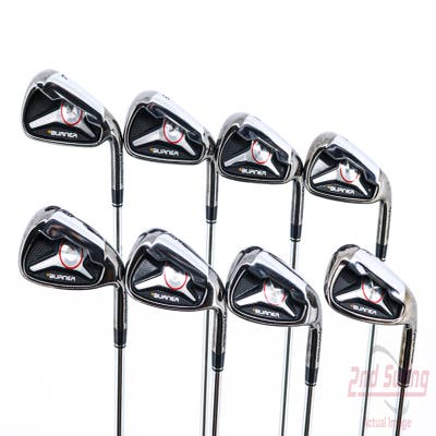 TaylorMade 2009 Burner Iron Set 4-PW AW TM Burner 2.0 85 Steel Regular Right Handed 38.75in