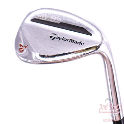 TaylorMade Milled Grind 2 Chrome Wedge Lob LW 58° 11 Deg Bounce True Temper Dynamic Gold S200 Steel Stiff Right Handed 35.0in