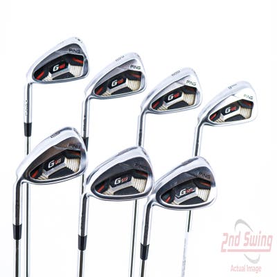 Ping G410 Iron Set 4-PW AWT 2.0 Steel Regular Left Handed Black Dot 38.5in