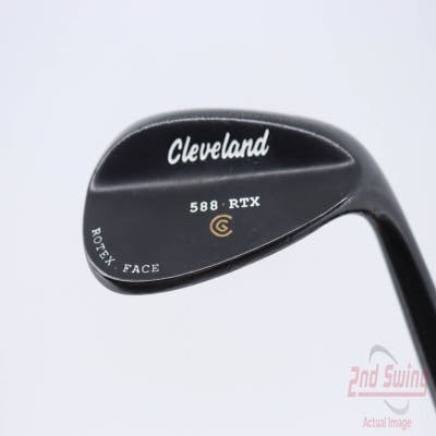 Cleveland 588 RTX Black Pearl Wedge Lob LW 60° 12 Deg Bounce Stock Steel Shaft Steel Wedge Flex Right Handed 35.5in