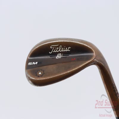 Titleist Vokey SM6 Limited Copper Wedge Lob LW 60° 8 Deg Bounce M Grind Stock Steel Shaft Steel Wedge Flex Right Handed 35.0in