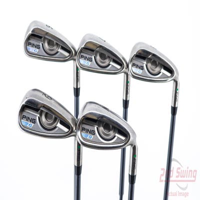 Ping 2016 G Iron Set 6-PW Ping CFS Graphite Regular Right Handed Green Dot 37.75in