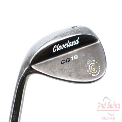 Cleveland CG15 Black Pearl Wedge Lob LW 58° 12 Deg Bounce Cleveland Traction Wedge Steel Wedge Flex Left Handed 35.5in