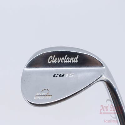 Cleveland CG15 Satin Chrome Wedge Sand SW 54° 14 Deg Bounce Cleveland Action Ultralite 50 Steel Wedge Flex Right Handed 35.75in